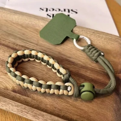 Correa de muñeca ajustable tejida a mano para teléfono cuerda anti-caída 1 pieza - NUEVO Foto 1 de 4