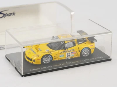 Spark 1/43 Corvette C6R #64 Vincitore LM GT1 Classe LM 2005 5° Assoluto - Immagine 1 di 4
