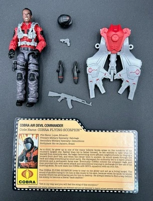 GI Joe Cobra Flying Scorpion v1 2016 JoeCon exclusivo Air Devil Commander Foto 1 de 2