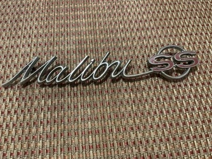 1964 - 1965 CHEVROLET Chevelle Malibu SS Quarter Fender Emblem Badge (ON-34-8) - Bild 1 von 11