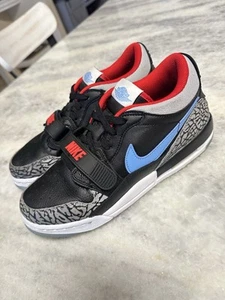 Nike Air Jordan Legacy 312 Boys Size 7Y Black Athletic Basketball Shoes Sneakers - Picture 1 of 12