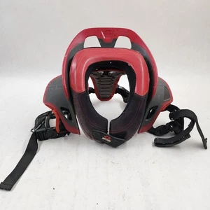 EVS RC Evo Evolution Race Collar Neck Brace Red Gray Black Small Pre Owned - Picture 1 of 10