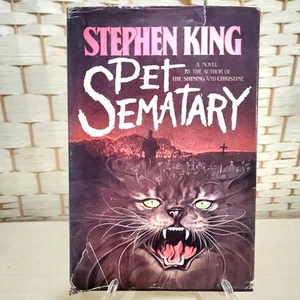 Pet Semetary by Stephen King Book Club Edition Hardcover Dust Jacket - Imagen 1 de 9