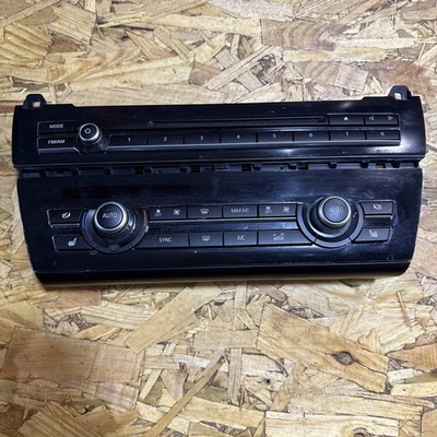 BMW 535i Xdrive 2014 radio audio FM AM AIRE ACONDICIONADO calefacción panel de control de clima OEM Foto 1 de 4