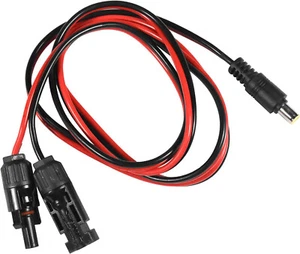 Cable de carga solar HQRP a enchufe DC7909, conector solar a cable adaptador DC8mm - Imagen 1 de 14