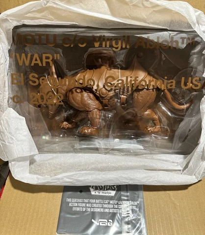 Mattel Creations~MOTU~Virgil Abloh x Battle Cat Masters of the Universe  (WAR) Cover