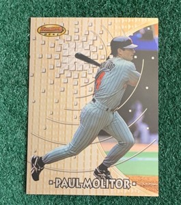 PAUL MOLITOR MLB HOF - 1997 BOWMAN'S BEST JUMBO CARD # 33 PR 900 - BREWERS TWINS