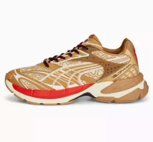 Puma Luxe Sport Velophasis 390537-02 Zapatos Dorado Elegante Gamuza Premuim 7 8.5 MP $145 - Imagen 1 de 7