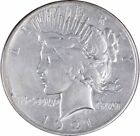 1921 Peace Silver Dollar F Uncertified #1033
