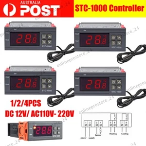 Digital Temperature Thermostat STC-1000 Controller Heating Cooling LCD 12V-220V - Picture 1 of 15