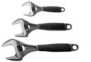 BAHCO ERGO 3pce EXTRA WIDE OPENING ADJUSTABLE WRENCH SHIFTER SET – 6, 8 10” - Picture 1 of 4