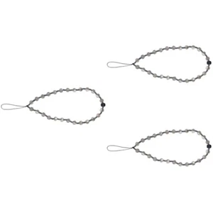 3 Count Chain Beaded Lanyard Theft Strap Wrist - Zdjęcie 1 z 12