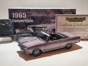 Lane Exact Detail 1965 Chevy Chevelle SS Malibu Convertible 1:18 Diecast Car - Picture 1 of 22