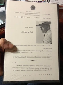 "A Man in Full" by Tom Wolfe Signed Sealed Franklin Library 1998 - Picture 1 of 4
