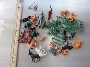 G Scale Animals, man, etc. Lot, Used, very good from Lionel set - Picture 1 of 5