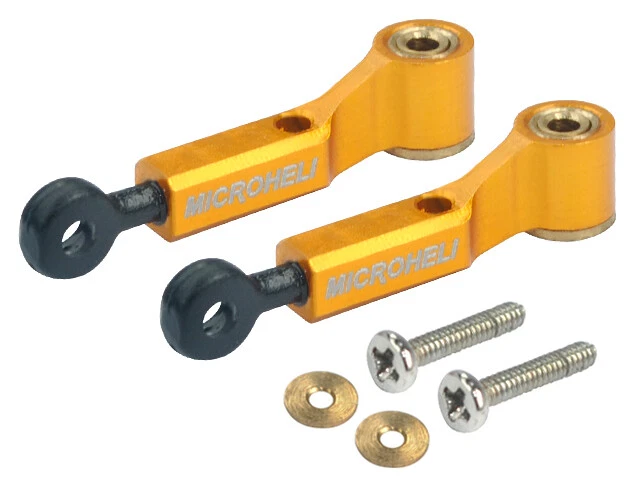 Brazo de agarre de hoja principal de aluminio Microheli (ORO) (para serie de rotor principal DFC) hoja  Foto 1 de 1