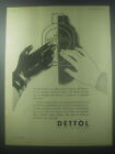 1954 Dettol Advertisement - Though Dettol is so widely used by surgeons