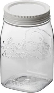 Cerradura y Cerradura, Bote Bolsillo Puerta 750 Ml Transparente Hermético 8,5 x 8,5 x 14 cm - Imagen 1 de 10
