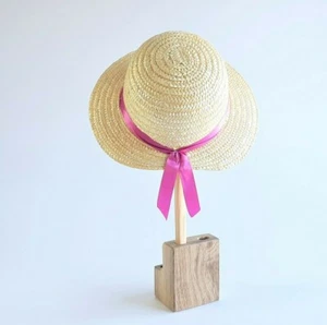 Straw Hat / Straw Kids Hat / Summer Hat / Spring Hat / Holiday Hat - Picture 1 of 3