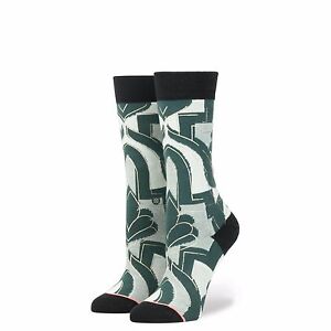 NWT WOMENS STANCE TOMBOY LITE FUNKADELIC SOCKS $12 green casual socks 