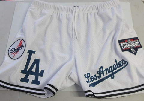 Pro Standard Men's MLB Los Angeles Dodgers 2020 World Series Champions Shorts2XL Cover
