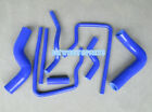 Blue Silicone Radiator Coolant Hose For Subaru Gc8 Ej20 Wrx Gt Mk3/4/5/6 96-00