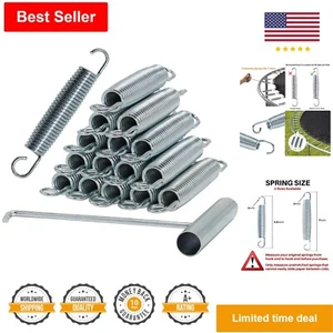 Comfortable Assembly: Stainless Steel Springs and Tool for 8ft-14ft Trampolines - Picture 1 of 9