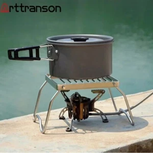 Outdoor Camping Stove Holder Portable Folding Mini Cooking Pot / Barbecue Rack - Picture 1 of 5