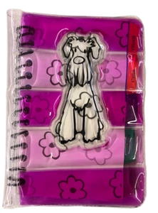 AGENDA BLOCK NOTES COPERTINA GEL CANE CM 15,5 x 11,5 NOTEBOOK CON 25 FOGLI - Picture 1 of 3