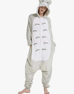 Unisex Adult Totoro Animal Character Costume 1Onesie1 Pyjamas Onepiece Cosplay L - Picture 1 of 5