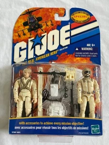 2001 GI Joe - Colección ARAH: Big Ben & Whiteout paquete de 2, tarjeta bilingüe NUEVA, SIN USAR - Imagen 1 de 5