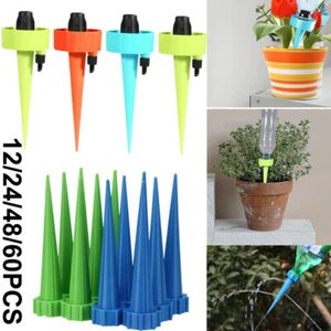 48Pcs Self Watering Spikes Automatic Irrigation Watering Drip System For Plants - Picture 1 of 24