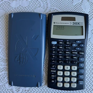 Calculadora Texas Instruments Ti-30XiiS cubierta azul claro probada - USADA - Imagen 1 de 5