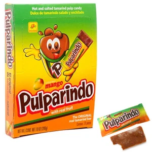 20 PC De la Rosa Pulparindo Mango Tamarind Pulp Candy Mexican Hot and Salted - Picture 1 of 1