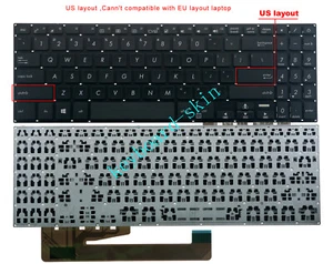 New for Asus X560UD YX560 YX560U YX560UD X560 X560UD series laptop US Keyboard - Picture 1 of 6
