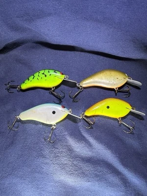 4 Mimic Lures Strike King Custom Shop Stooksbury Vintage Flatshad Crankbait - Image 1 of 4