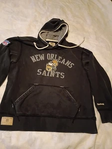 NFL Vintage New Orleans Saints Large Sweatshirt Hoodie - Picture 1 of 8