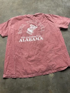 Alabama Crimson Tide Roll Tide Roll T Shirt 2XL Comfort Colors - Picture 1 of 3