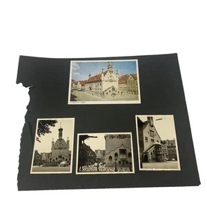 Vintage Kempten Allgäu Germany Rathaus Town Hall Photos Lot Scrapbook Page 1950s - Picture 1 of 13