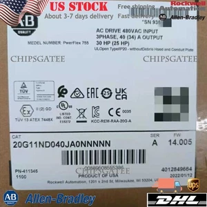 Nuovo AB 20G11ND040JA0NNNN PowerFlex raffreddato ad aria 755 unità AC gratuita tasse USA - Foto 1 di 2