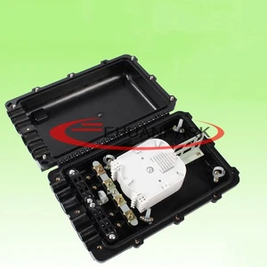 48 core 3 In 3 Out Fiber Optic Drop Cable Fiber Optic Splice Closure Joint Box - Afbeelding 1 van 8