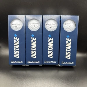 Taylor Made Distance Plus Sleeve 12 Golf Balls Total White Brand New - Bild 1 von 3