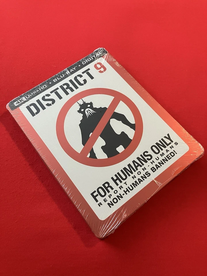 DisTricT 9: 4K+blu ray+d/c Limited sTeeLBooK “VERY MINOR SCRATCH"  🚭BRaND NeW🚭 Foto 1 de 4