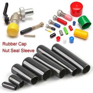 Schutz deckel Stopper-Stecker Nuss-Siegel hülse Gummi kappe Gewinde-Schutz - Picture 1 of 22