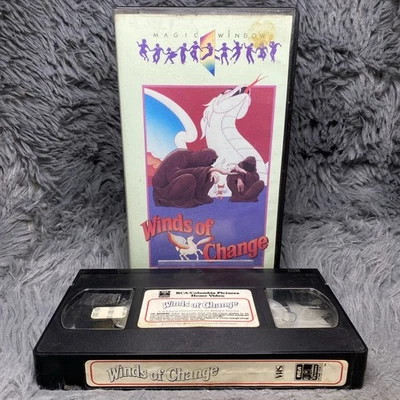 Winds Of Change VHS Tape 1979 Magic Window A Sanrio Film Animated Movie Rare - Image 1 of 4