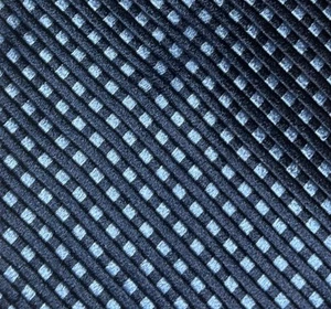Emilio Romano Light Blue & Navy Blue Geometric 100% Silk Tie Necktie, Italy - Picture 1 of 3