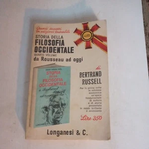 GESCHICHTE DER WESTLICHEN PHILOSOPHIE VIERTER BAND BERTRAND RUSSELL 1967 LONGANESI - Bild 1 von 3