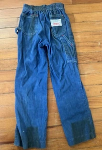 VINTAGE 1973 LEVI'S KIDS JEANS - Blue CORDUROY SIZE 19x18 - Picture 1 of 18