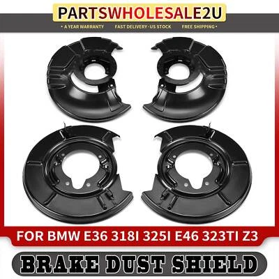 4x Protetor contra poeira de freio dianteiro e traseiro para BMW 318i 1991-1992 325i 1991 1993 Z3 96-02 - Imagem 1 de 4