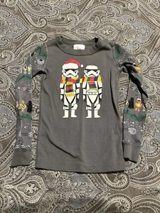 Youth Hanna Andersson Star Wars Storm Troopers Long Sleeve Pajama Top 110cm 5 - Picture 1 of 5